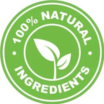 Nervala All natural ingredients badge for clean and safe supplement formula
